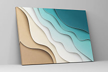 Obraz 3d relief vlny 2028